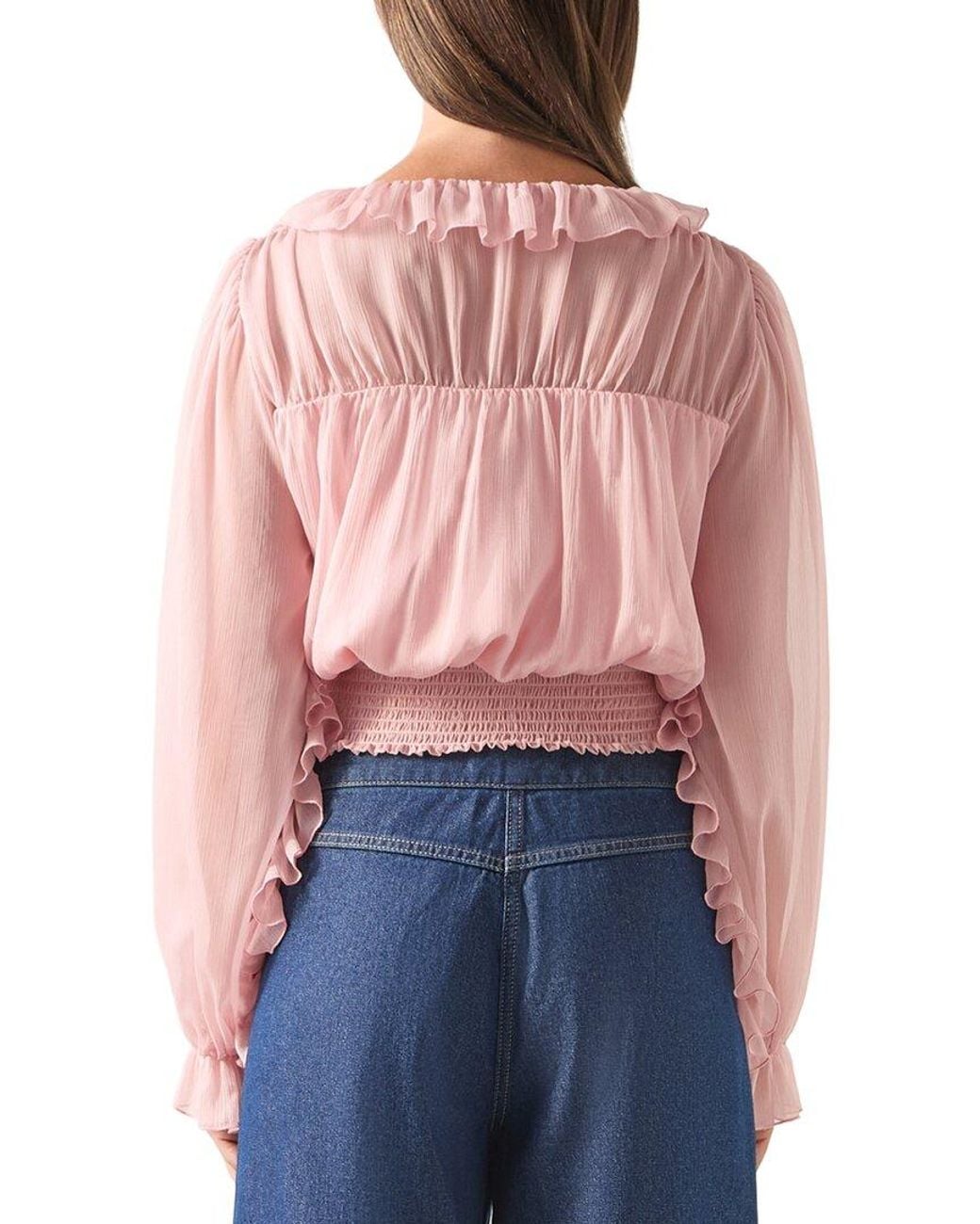 L.K.Bennett Red Bow Blouse