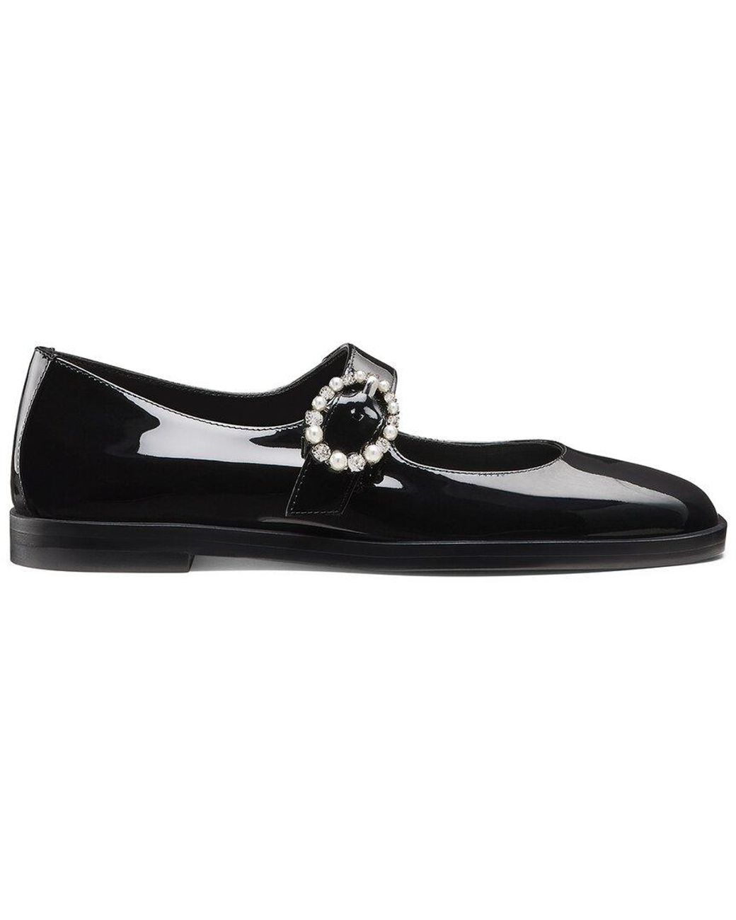 Stuart Weitzman Black Loralei Patent Mary Jane
