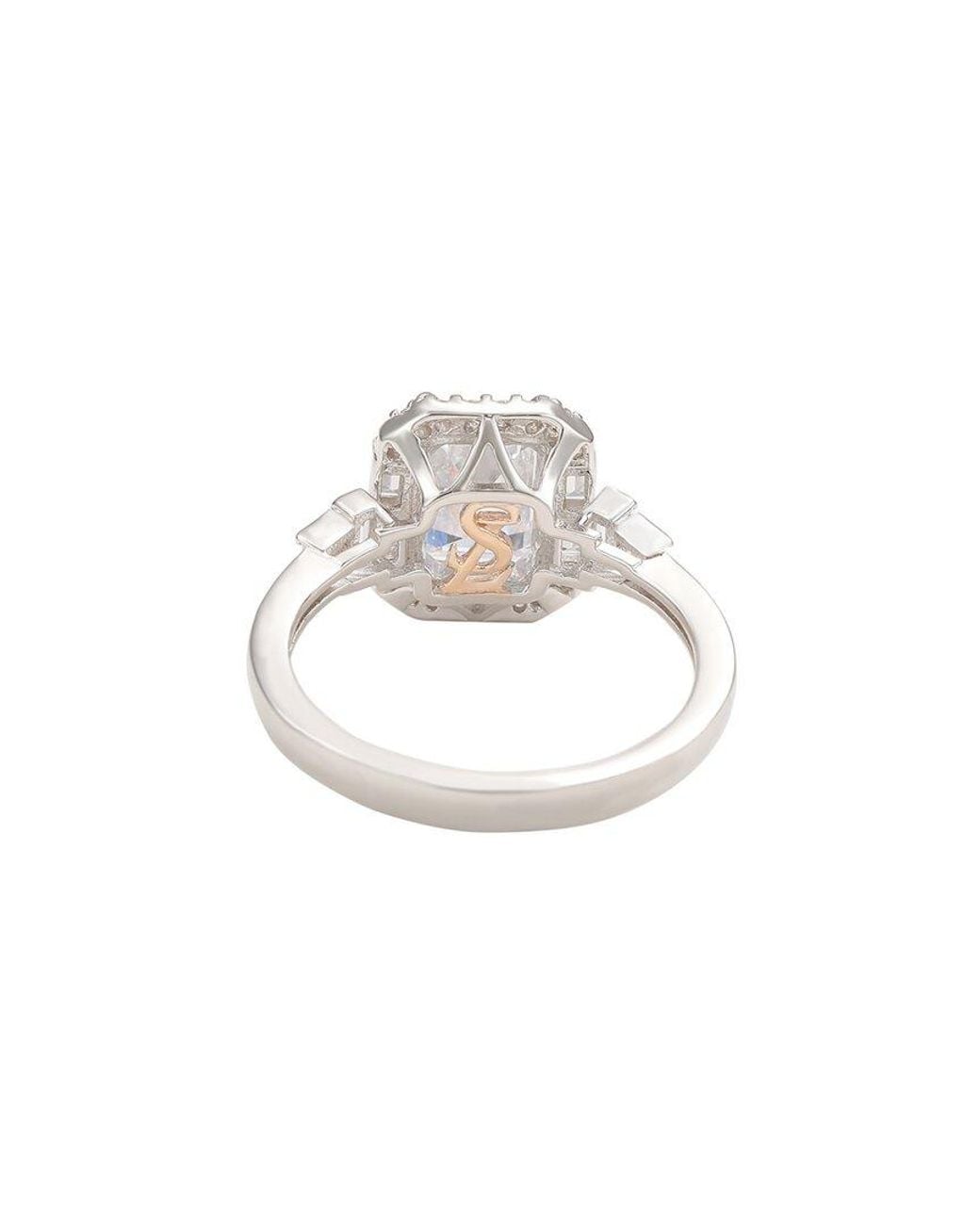 Suzy Levian CZ Jewelry White Suzy Levian Cz Ring