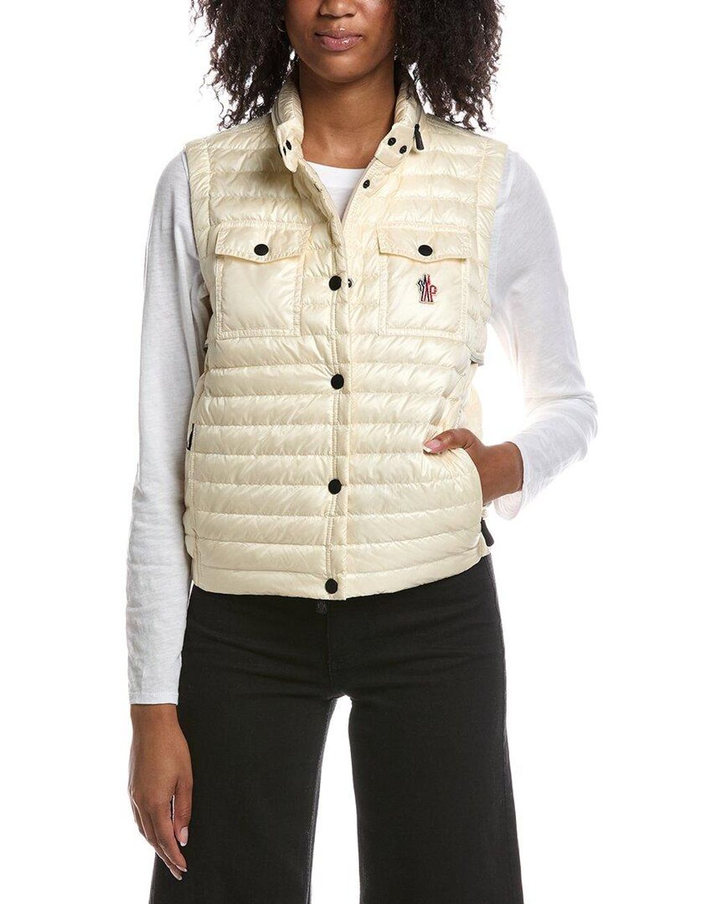 Moncler Natural Grenoble Gumiane Recycled Ripstop Vest