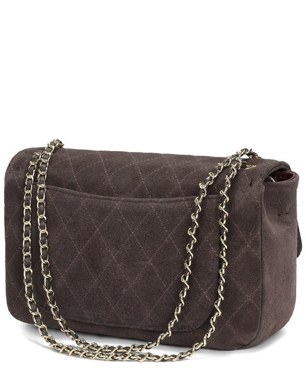 Tiffany & Fred Paris Black Suede Shoulder Bag
