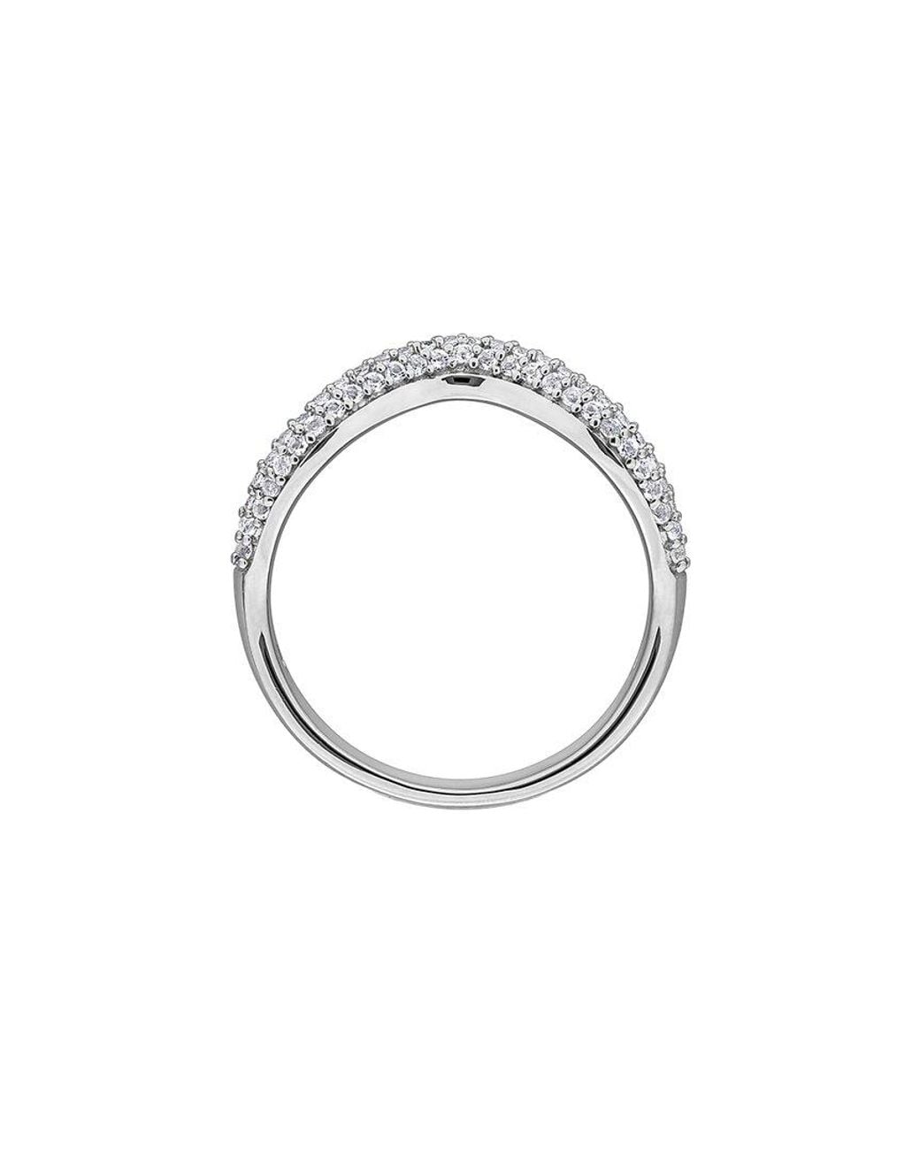 Rina Limor White 0.39 Ct. Tw. Topaz Ring