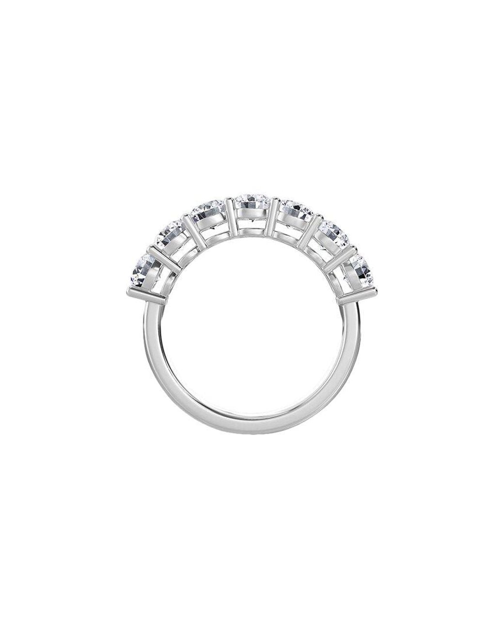 Diana M White Diana M. Fine Jewelry 14k 1.51 Ct. Tw. Lab Grown Diamond Half-eternity Ring