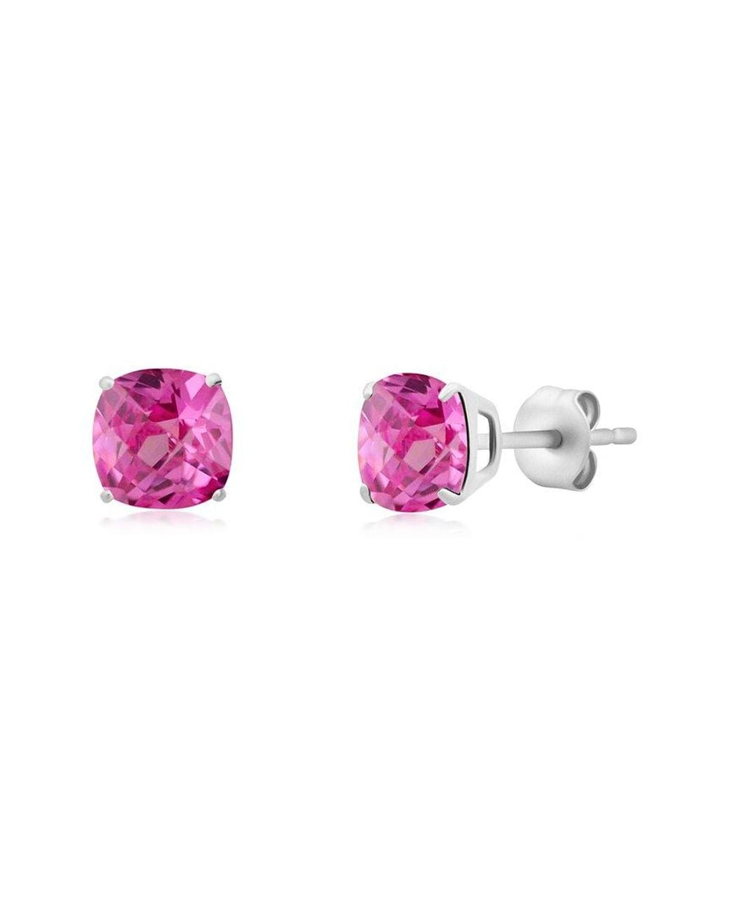MaxColor Pink 2.10 Ct. Tw. Lab-Grown Sapphire Studs
