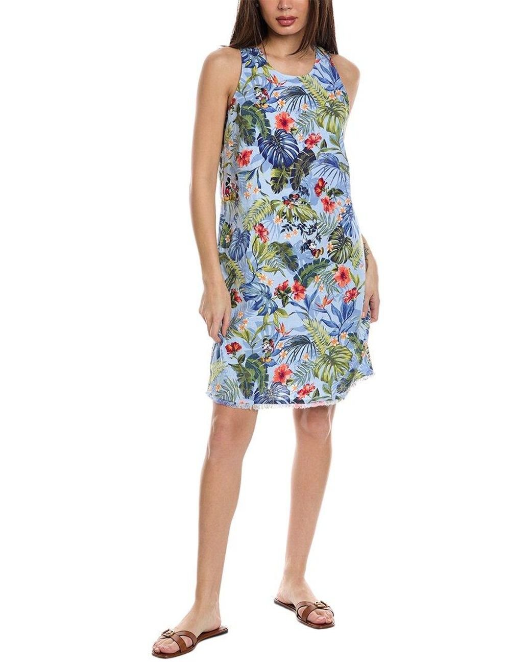 Tommy Bahama X Disney Jungle Jubilee Linen Shift Dress in Blue Lyst