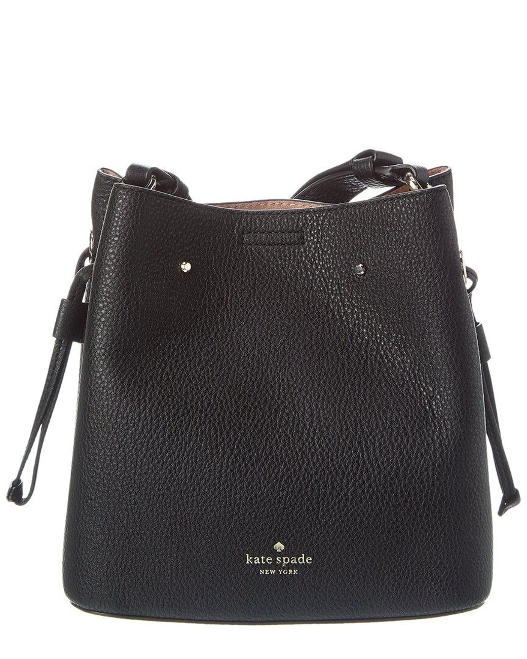 Kate Spade Marti Small Leather Bucket Bag in Black Lyst