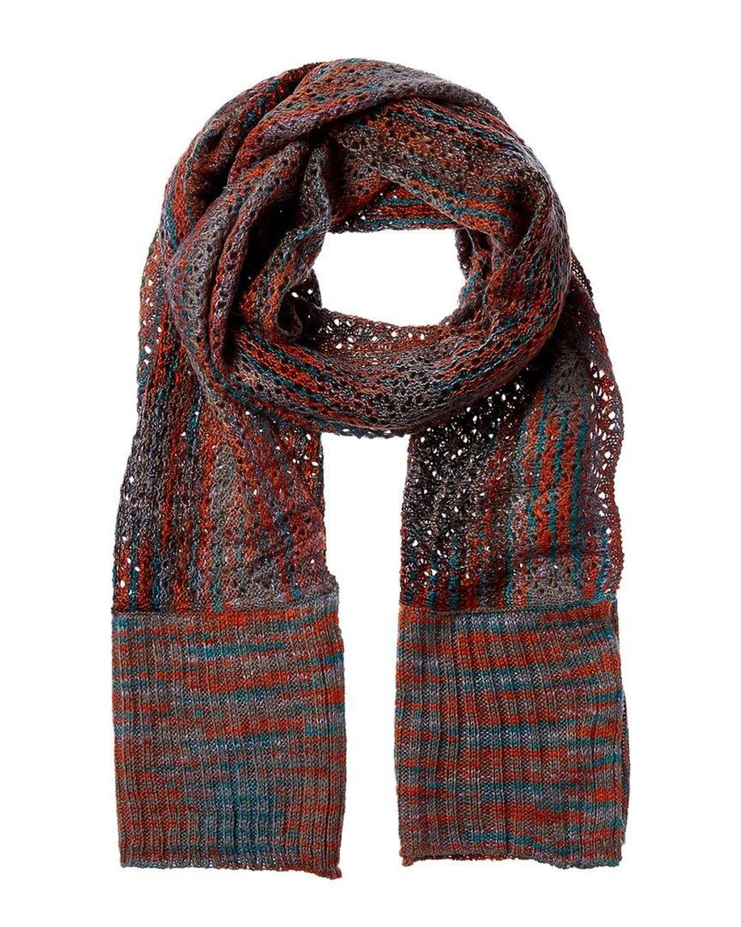 La Fiorentina Brown Marble Scarf