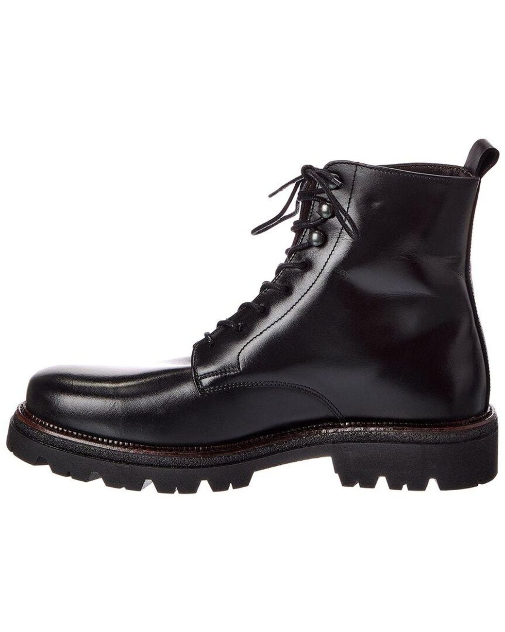Bruno Magli Black Malibu Leather Boot for men