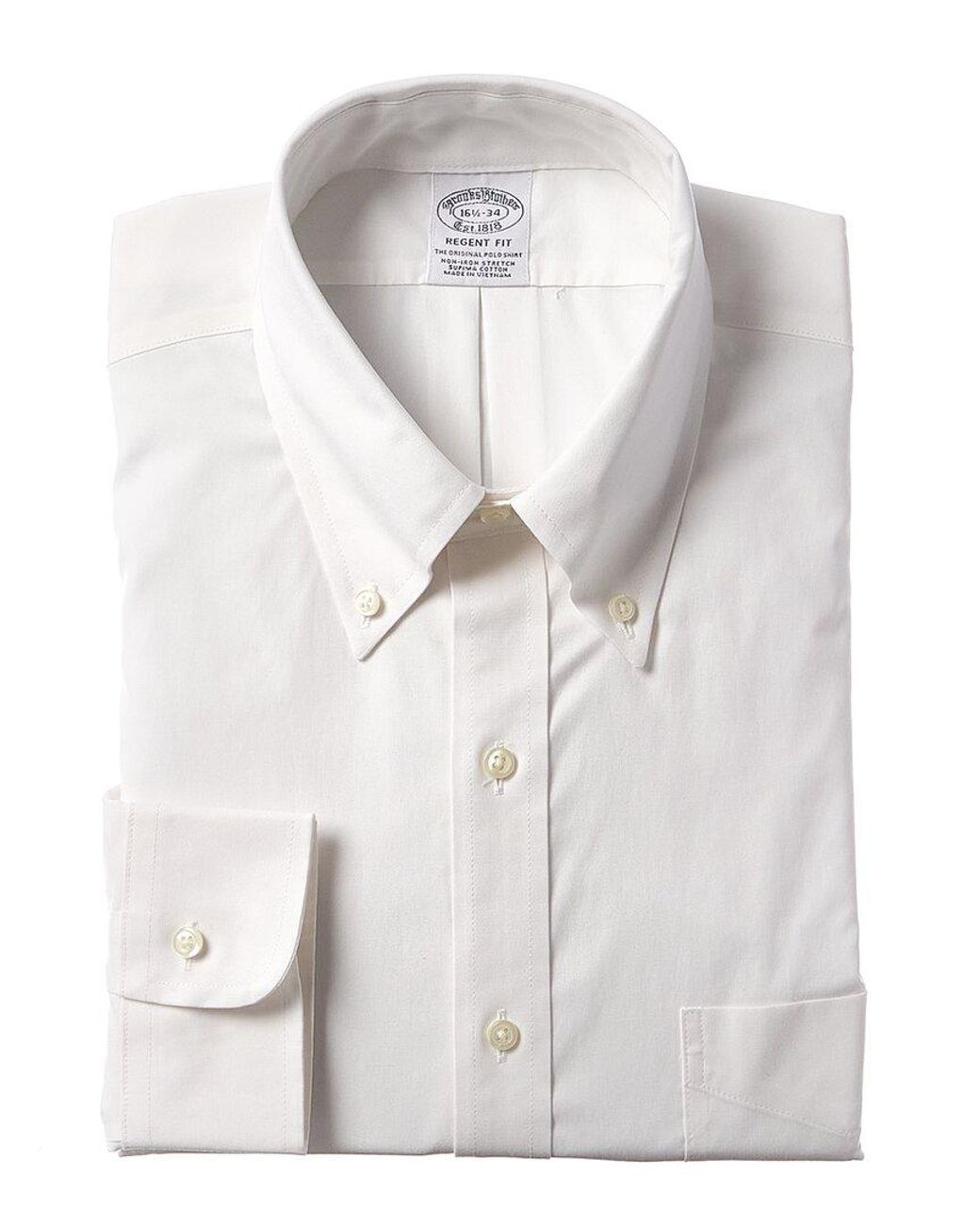 Brooks Brothers Regent Fit Dress Shirt in White for Men | Lyst