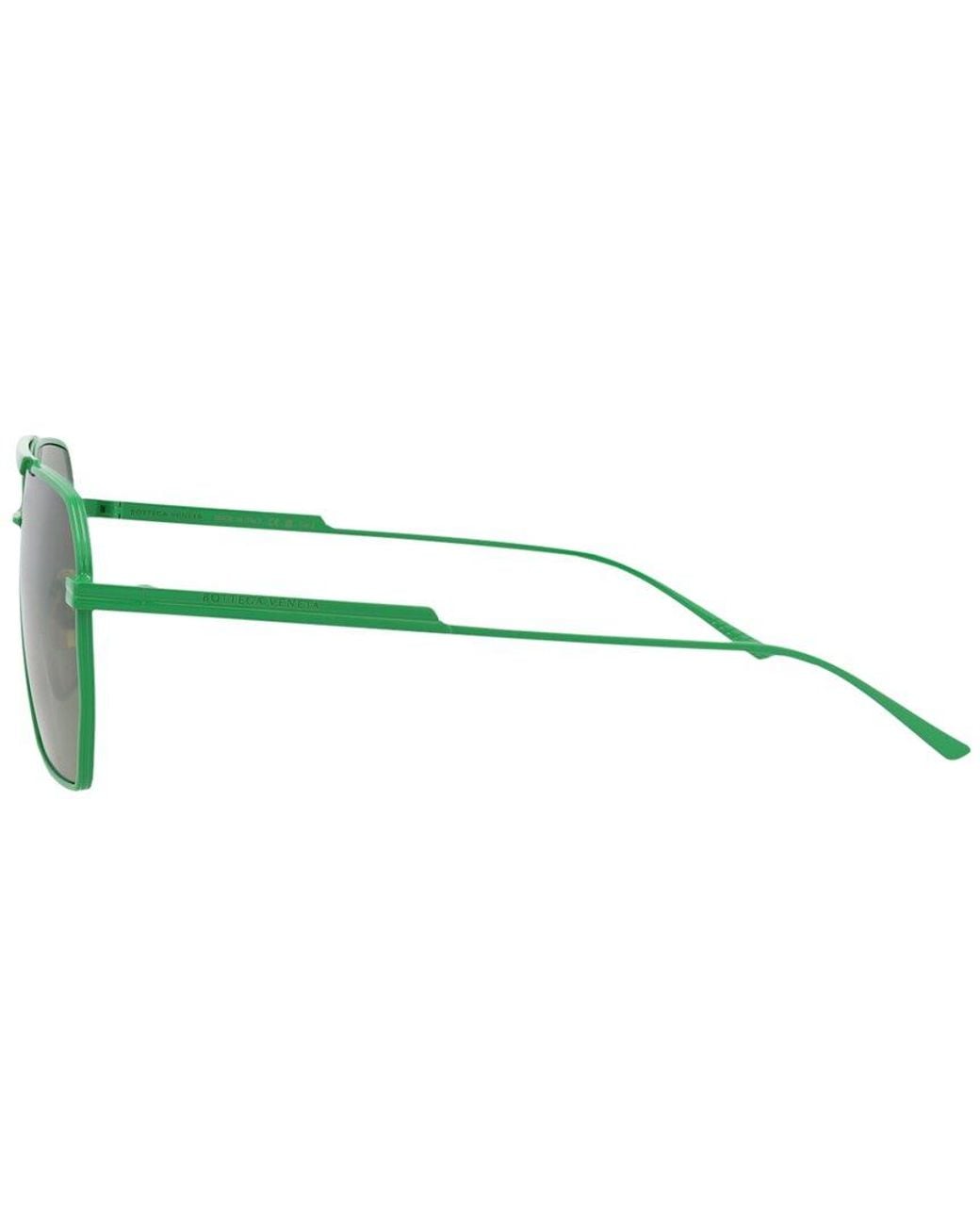 Bottega Veneta Green Bv1012S 60Mm Sunglasses for men