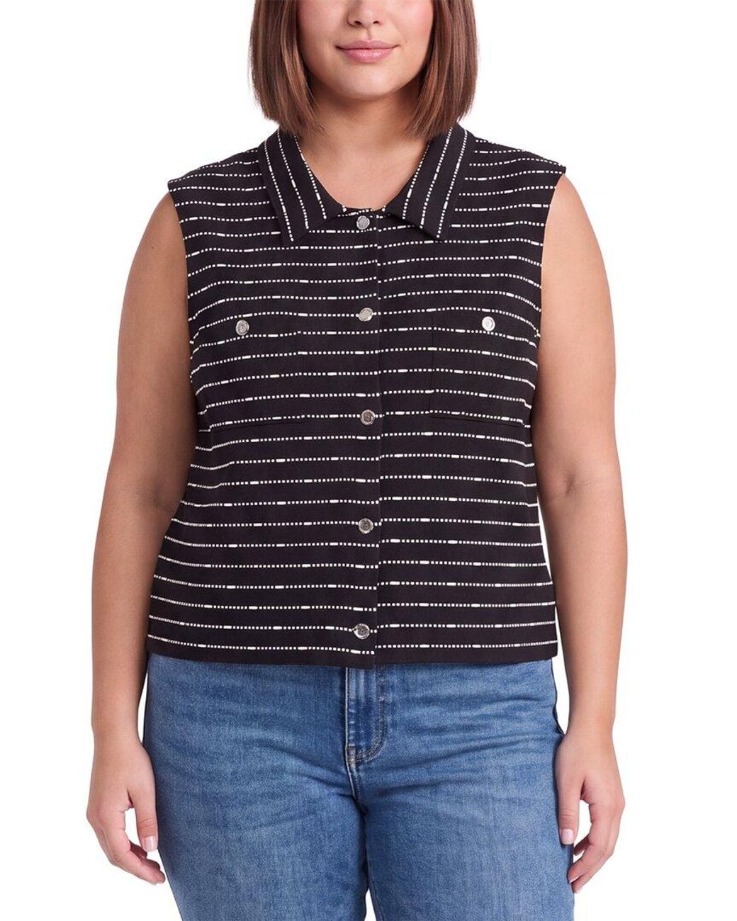 MILLY Blue Lainey Blouse