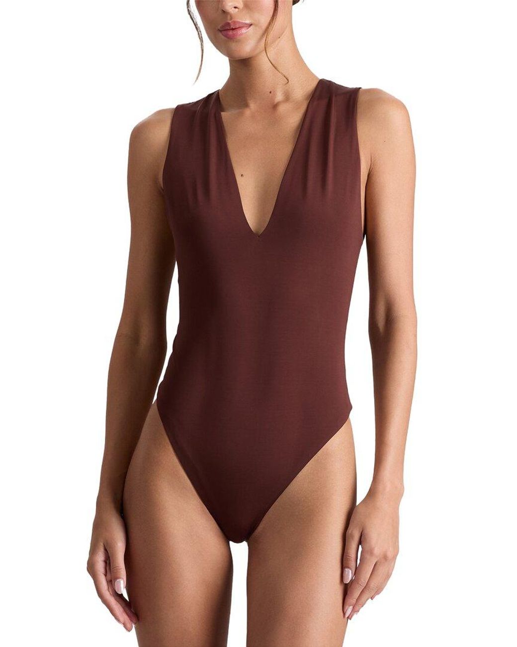 Alice + Olivia Purple Olea Bodysuit