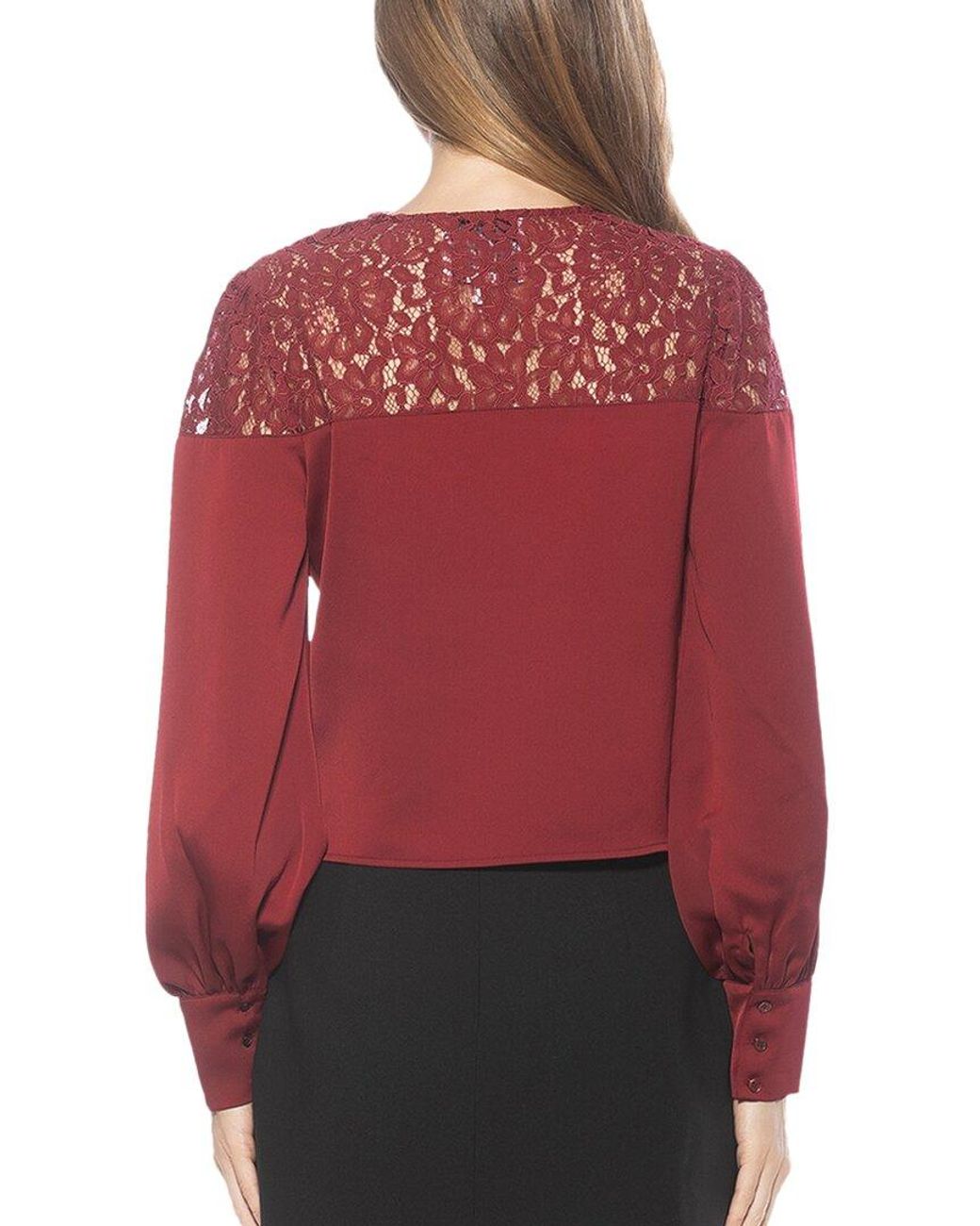 Alexia Admor Red Bryne Top