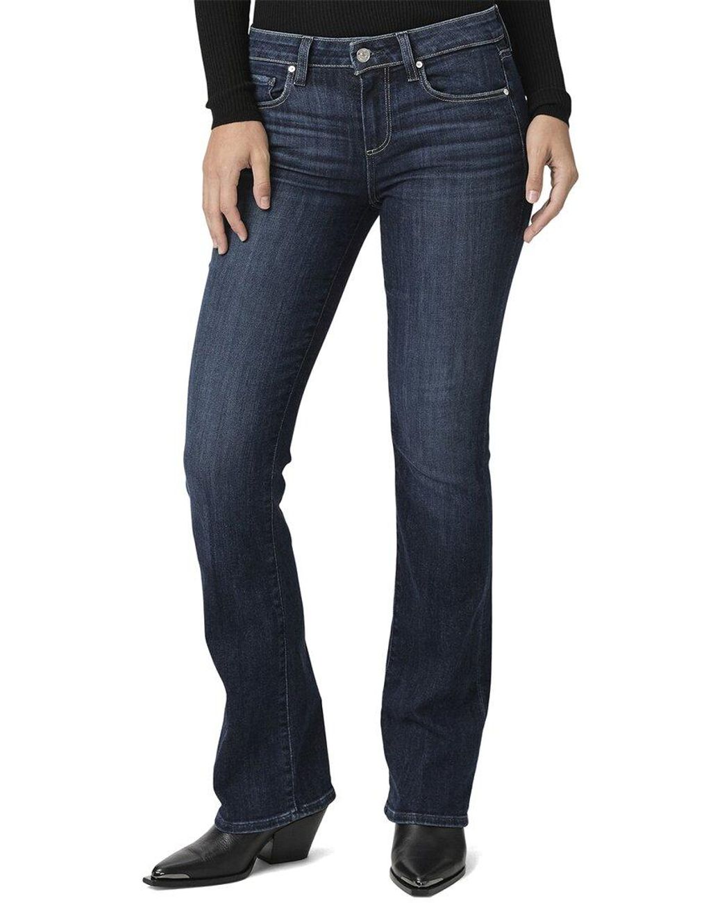 PAIGE Blue Manhattan Bootcut Shipwreck Jean