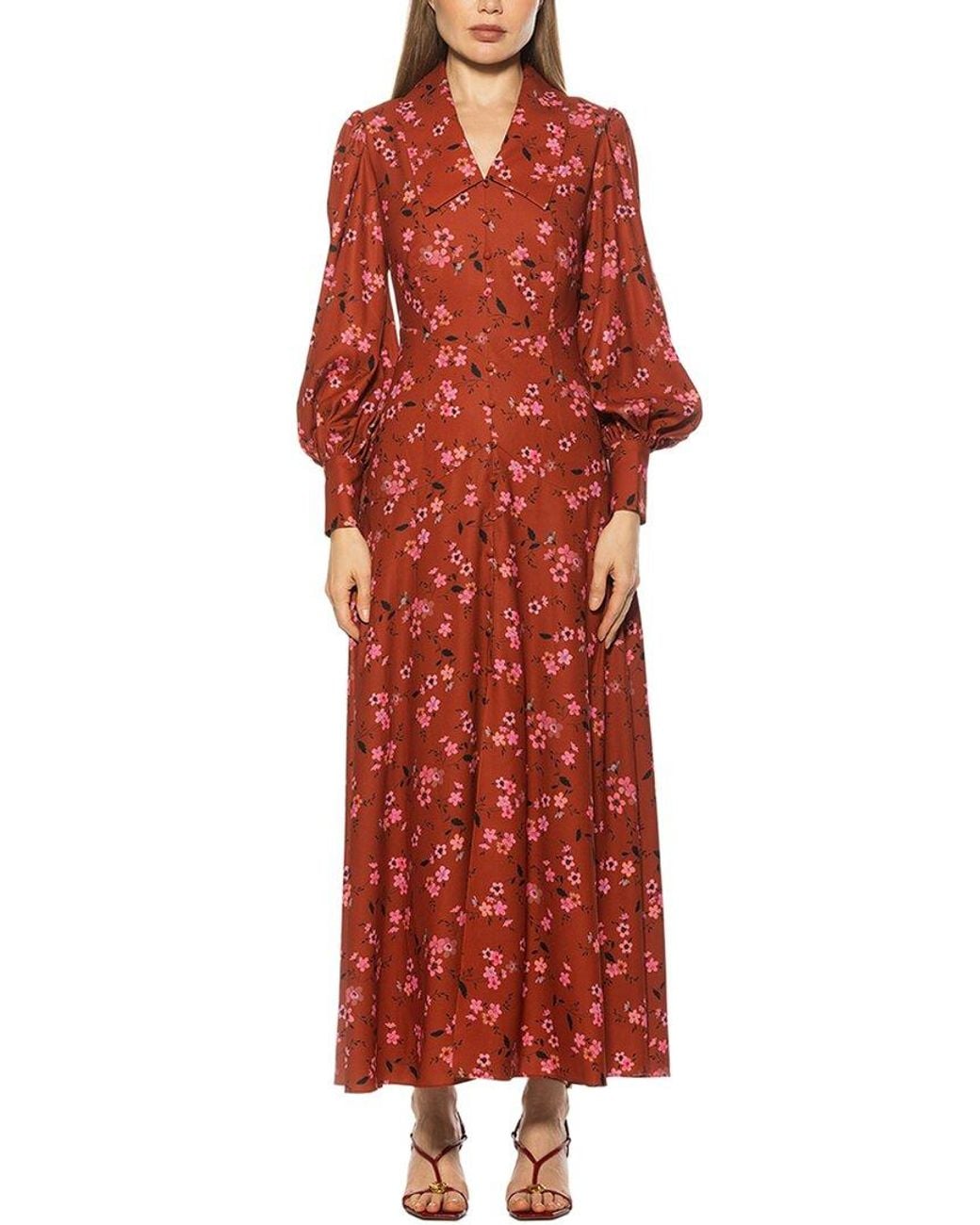 Alexia Admor Red Kate A-Line Dress