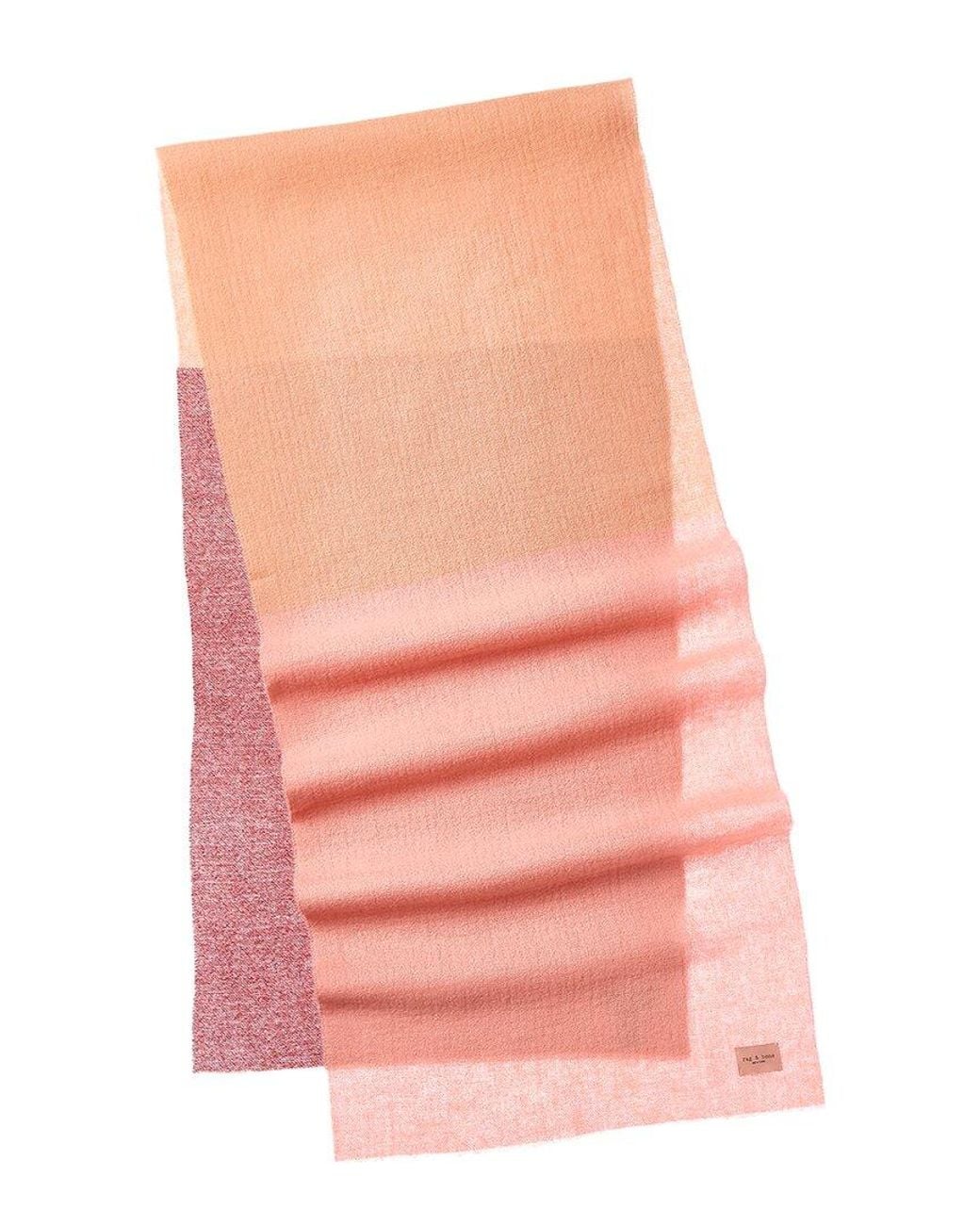 Rag & Bone Pink Millie Wool Scarf