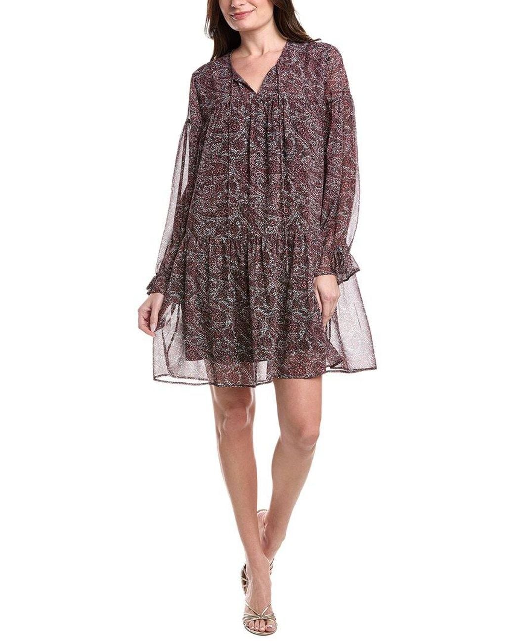 Boss Purple Boss Hugo Boss Diveno Mini Dress