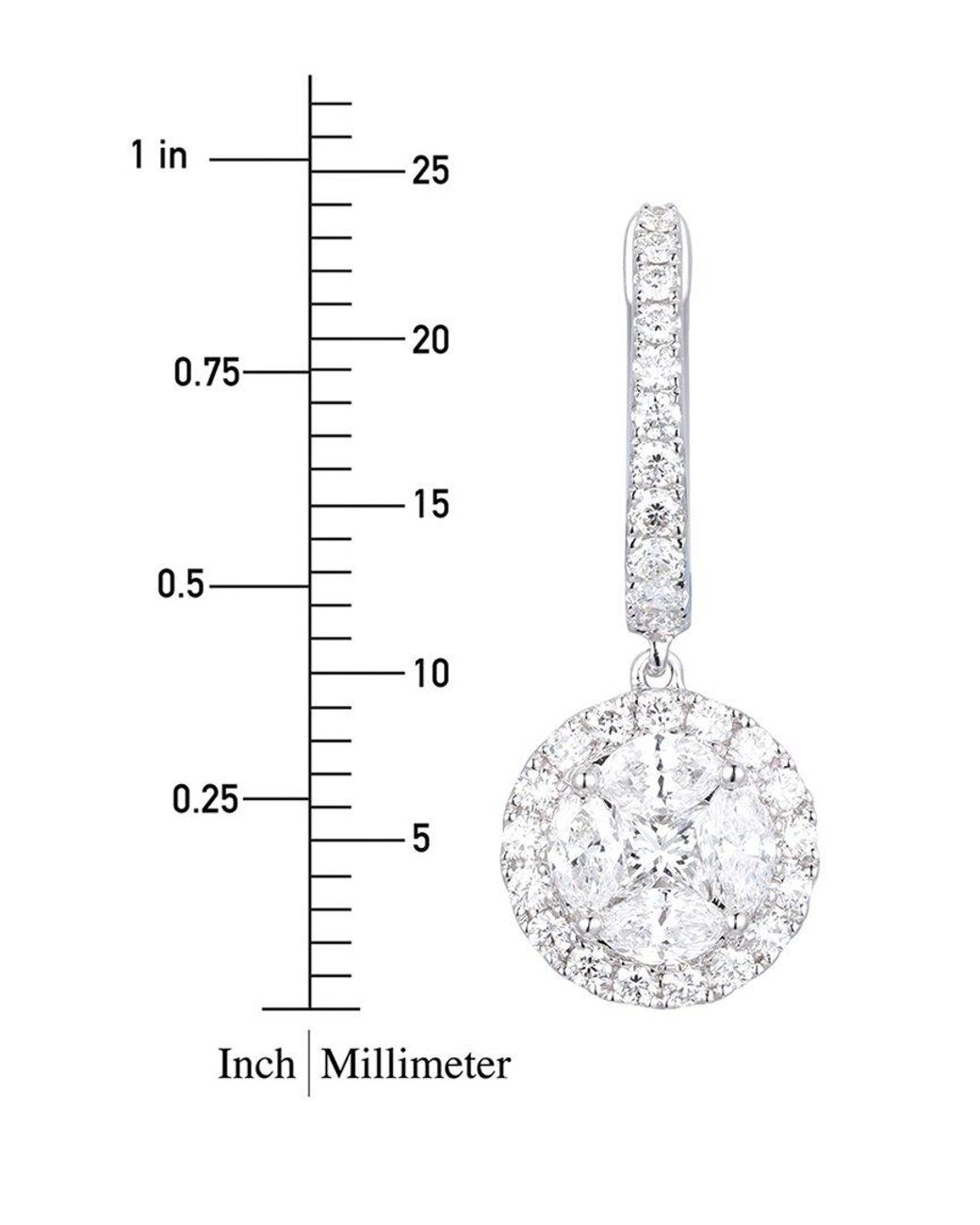 Gregg Ruth White 14K 1.48 Ct. Tw. Diamond Earring