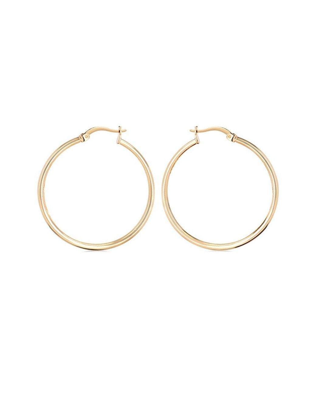 Gabi Rielle Metallic 14k Over Silver Hoops