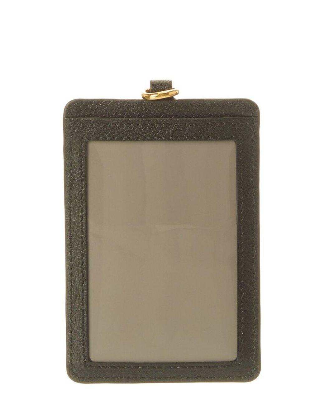 Chloé Green Iconic Leather Pass Holder