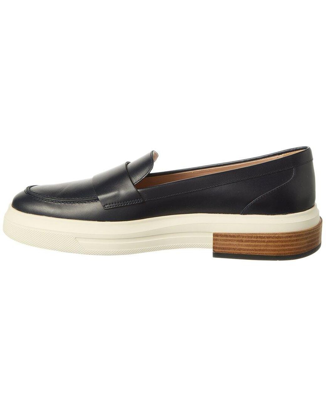 Tod's Blue Leather Loafer
