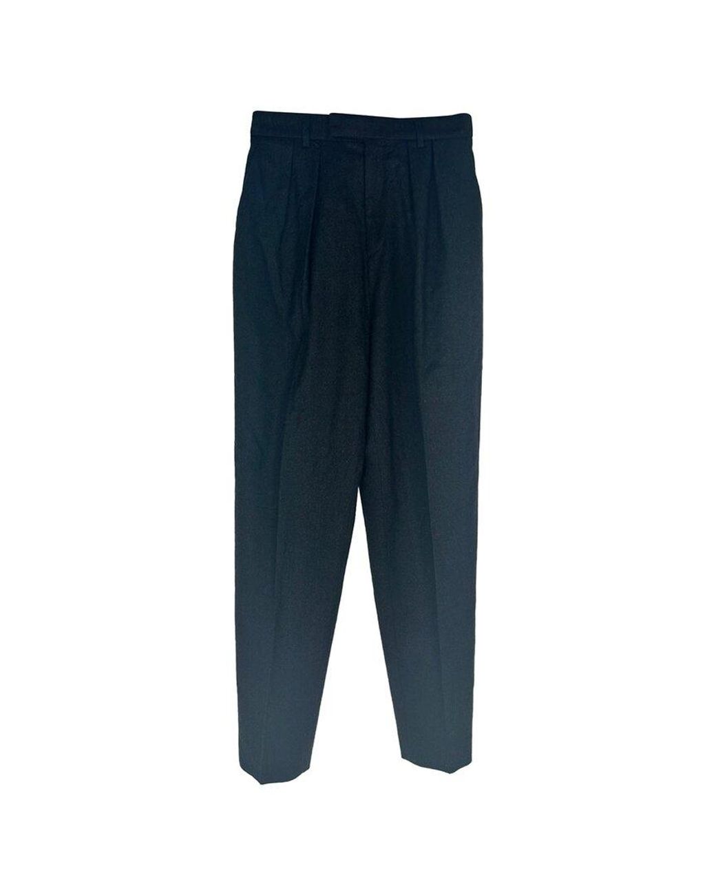 Céline Blue Pleated Trouser, Size Eu (Authentic Pre-Loved)