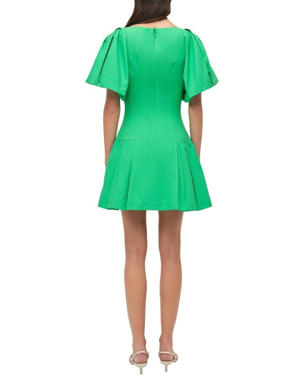 Jonathan Simkhai Green Hattie Mini Dress