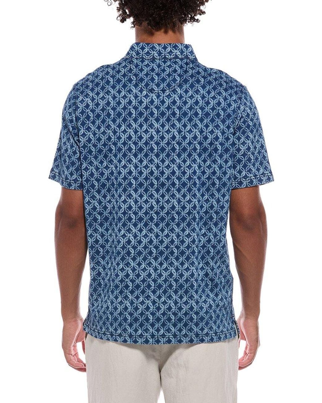 Tommy Bahama Blue Tiles Polo Shirt for men