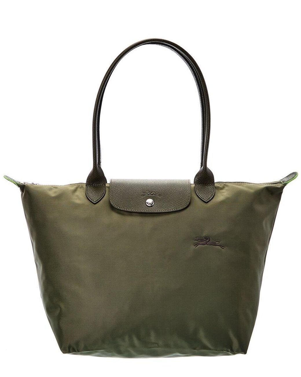 Longchamp Le Pliage Green Nylon Bag | Lyst UK