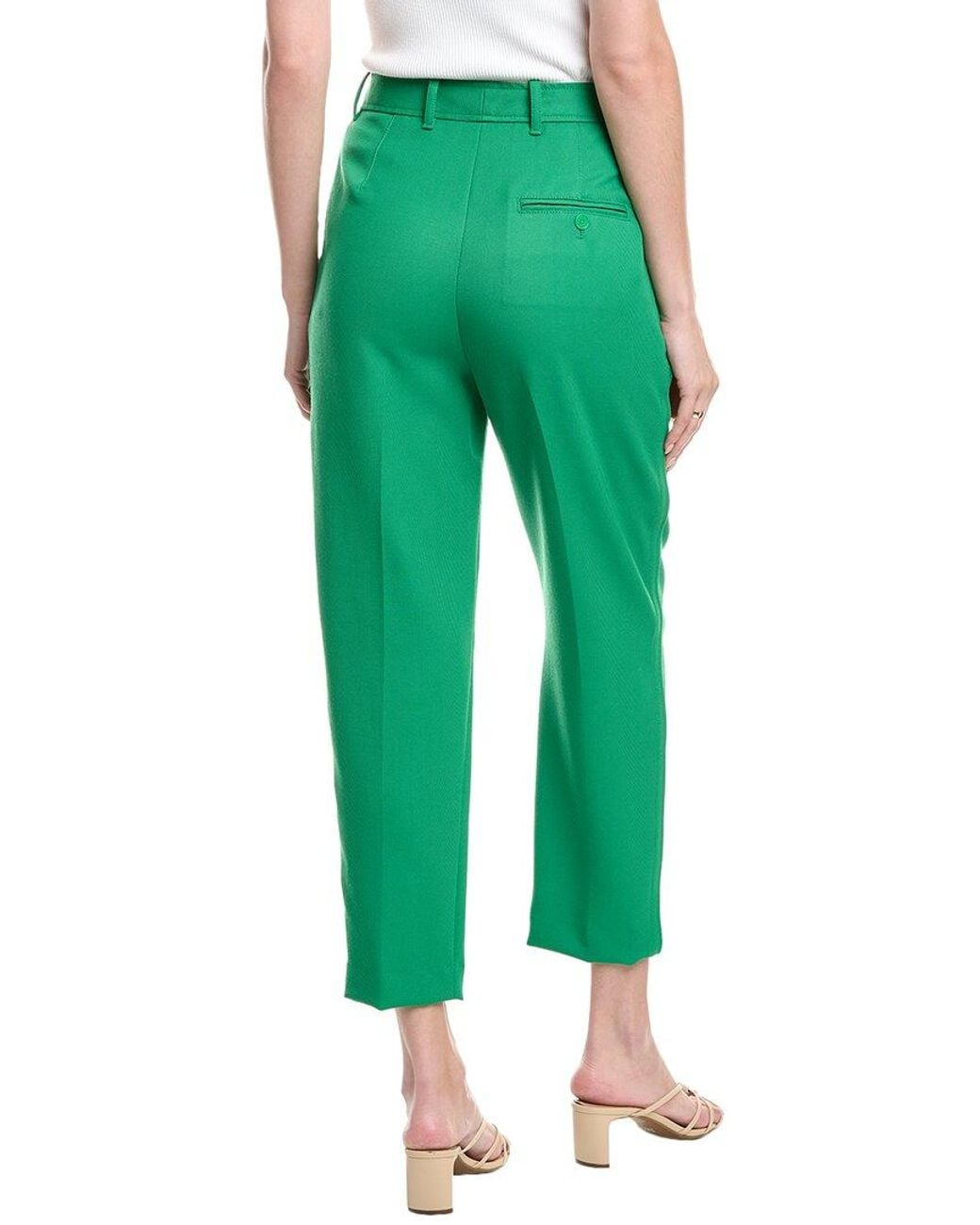 3.1 Phillip Lim Green Cavalry Twill Wool Pant