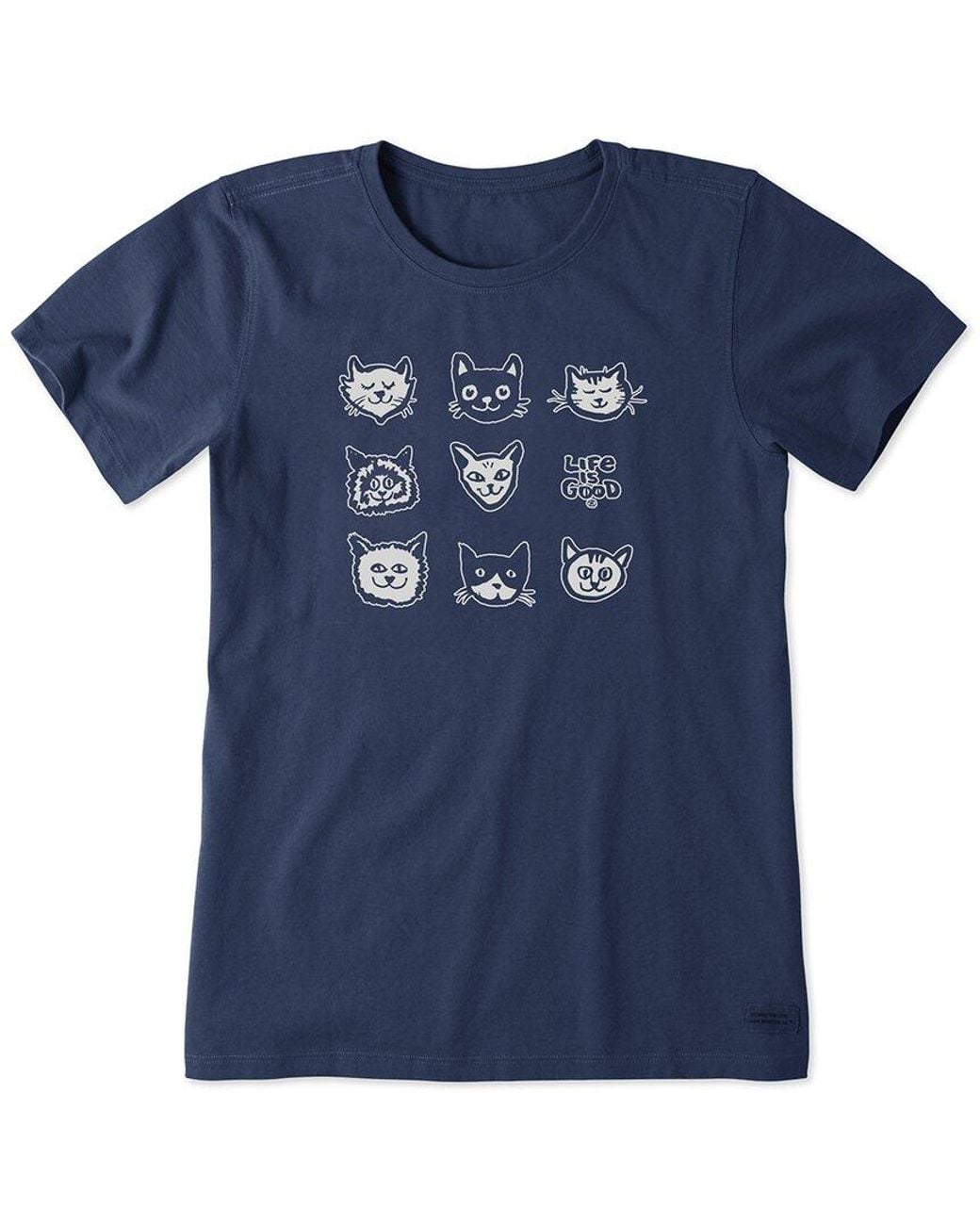 Life Is Good. Blue Crusher T-Shirt