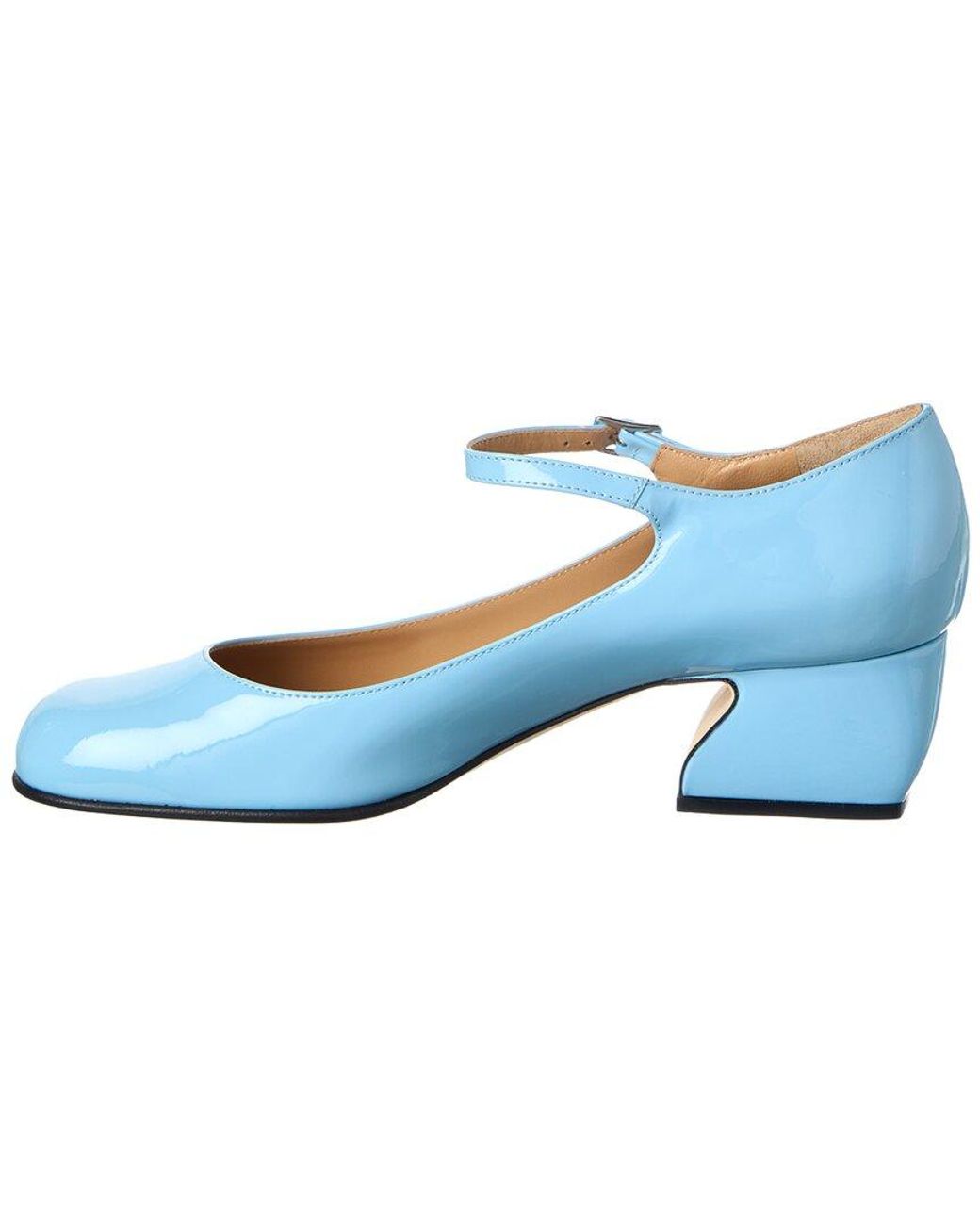 Sergio Rossi Blue 45 Patent Pump