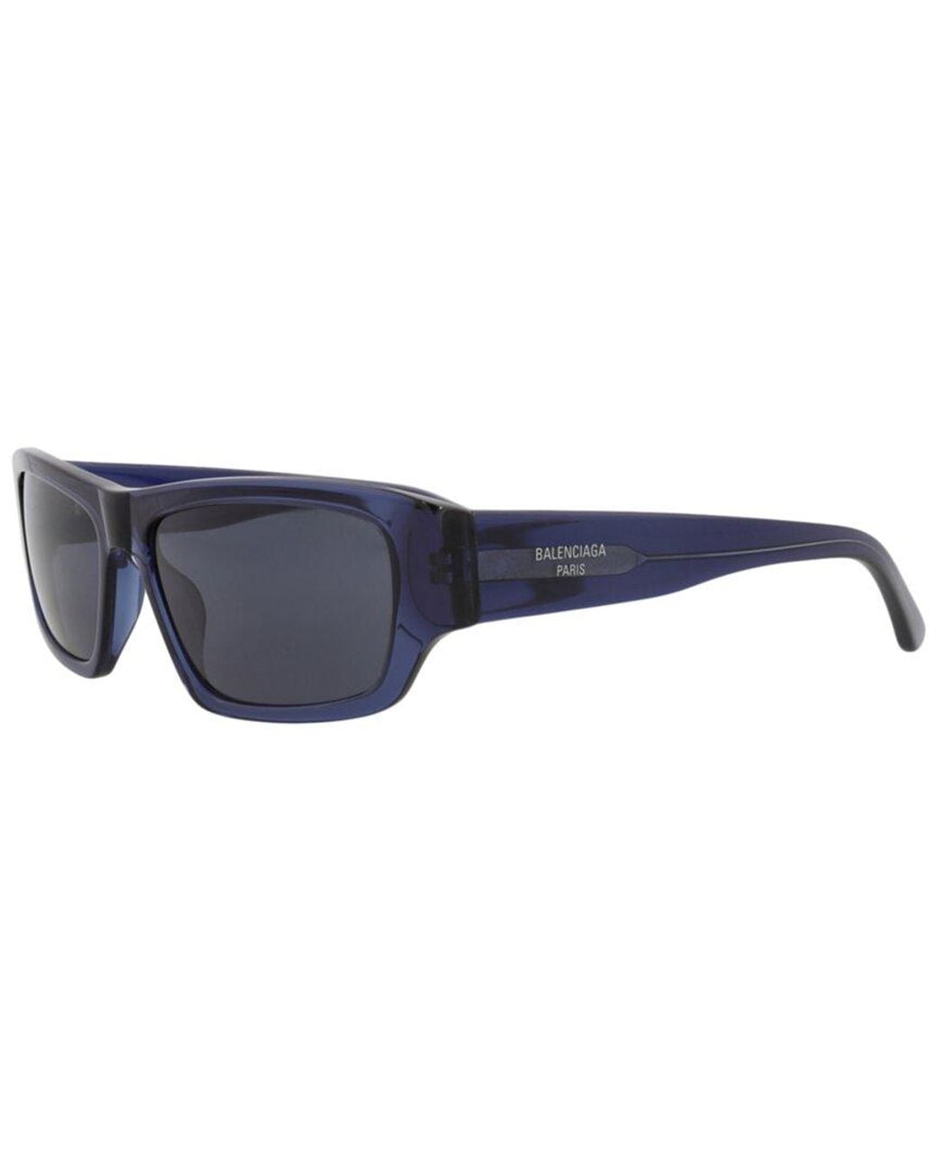 Balenciaga Blue Bb0366S 58Mm Sunglasses for men