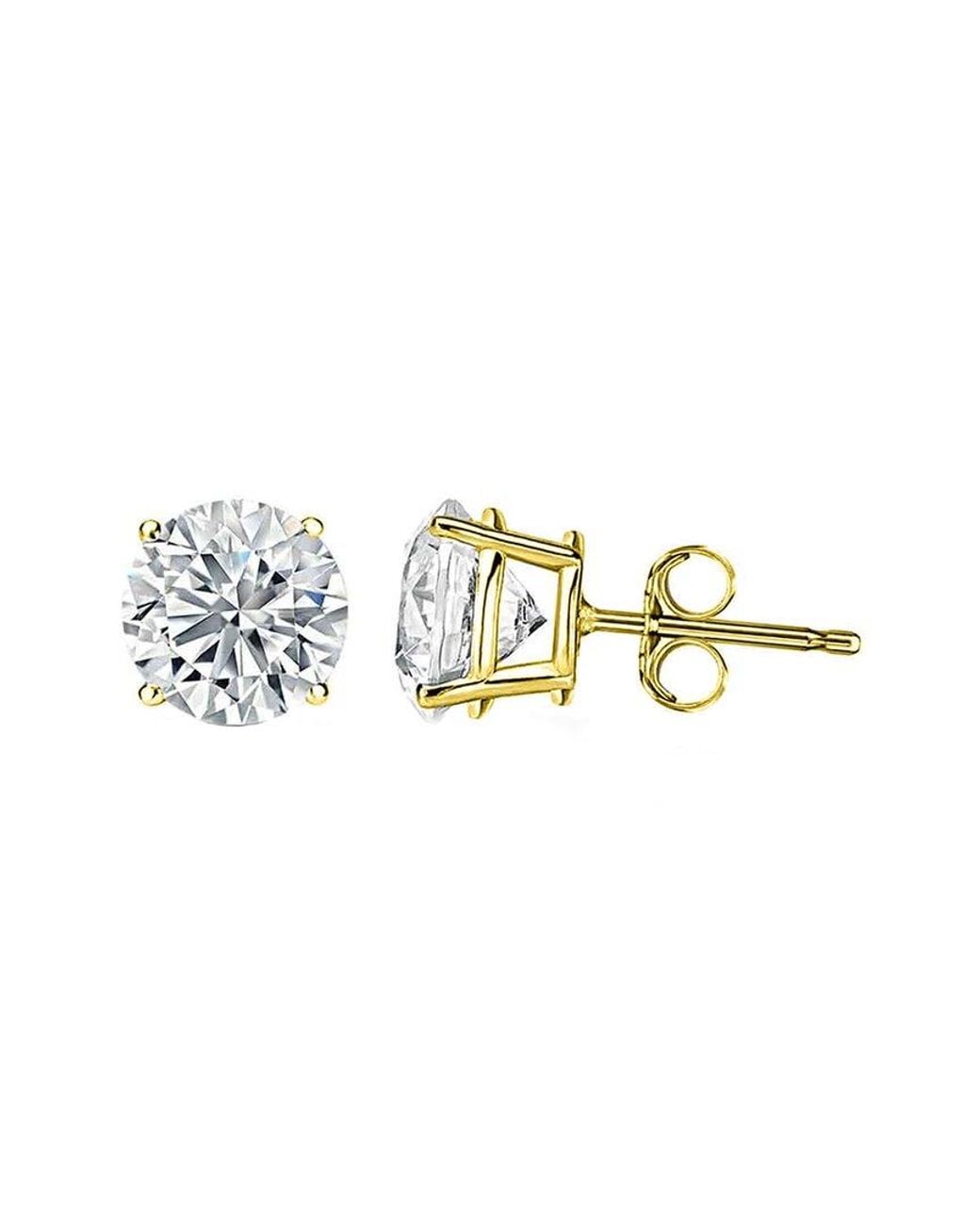 Diana M Metallic Fine Jewelry 14k 3.00 Ct. Tw. Diamond Studs