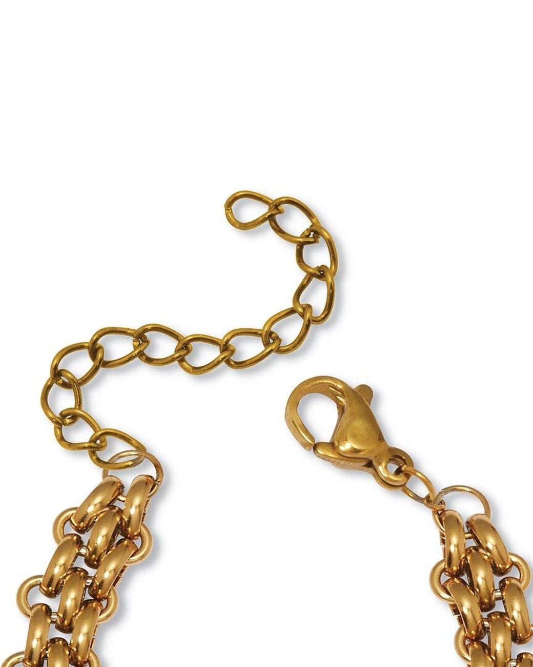 Palmbeach Jewelry Metallic Plated Stainless Steel Necklace