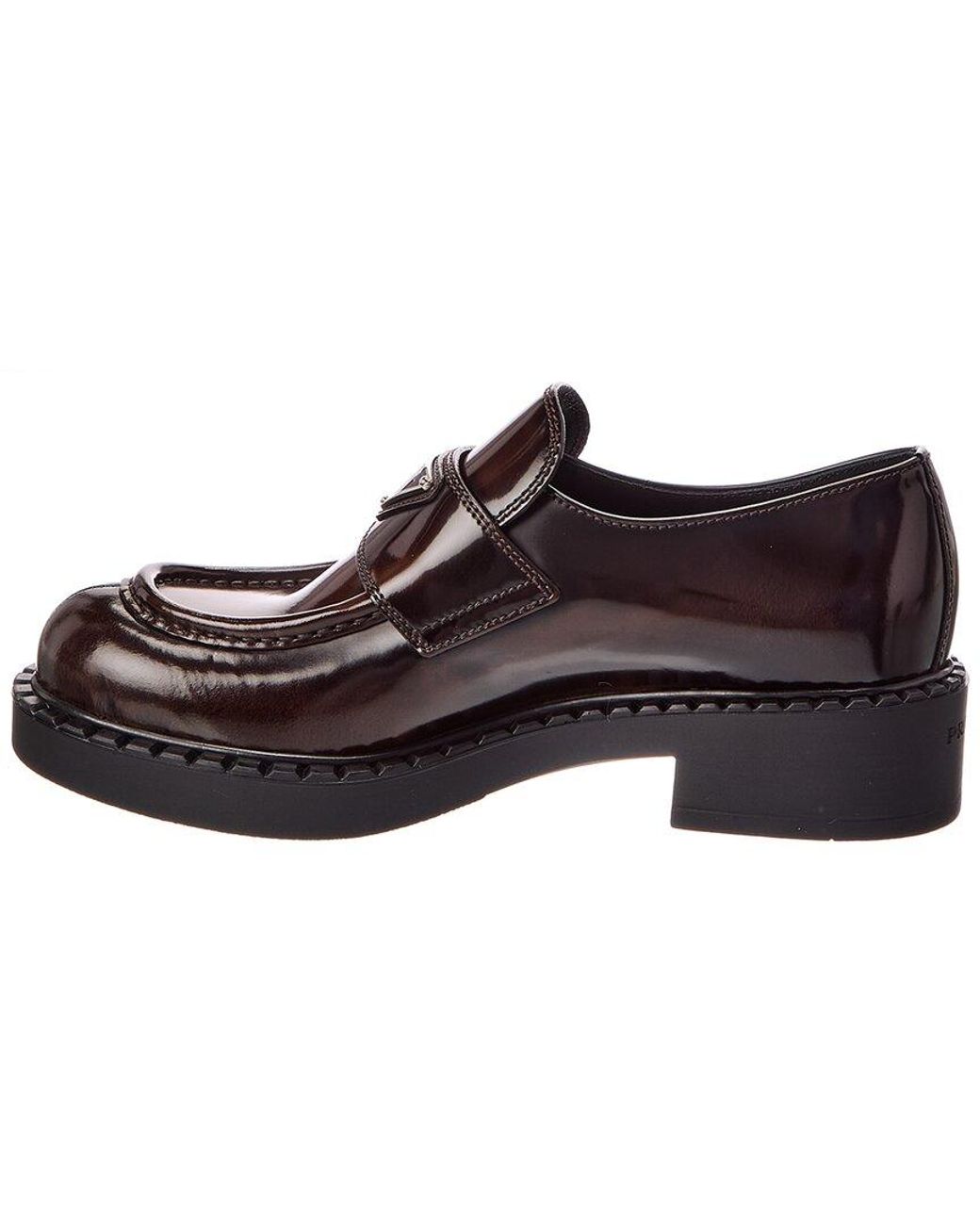 Prada Brown Leather Loafer