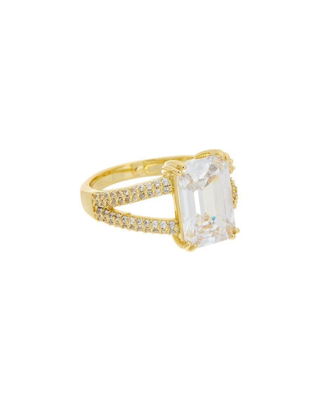 Juvell White 18K Plated Cz Ring
