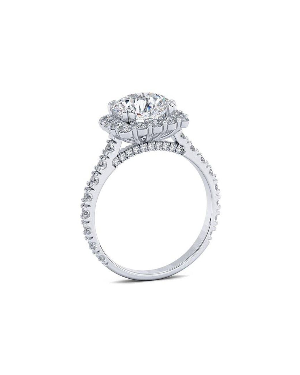 Lab Grown Diamonds White 14K 3.10 Ct. Tw. Lab-Grown Diamond Ring