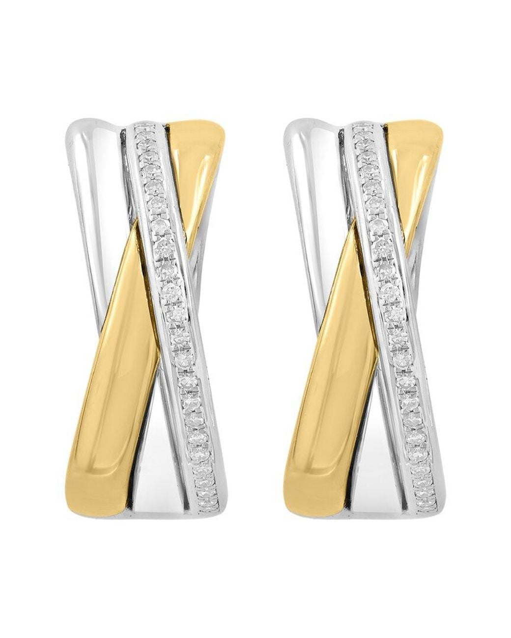 Effy Fine Jewelry White 0.14 Ct. Tw. Diamond Earrings