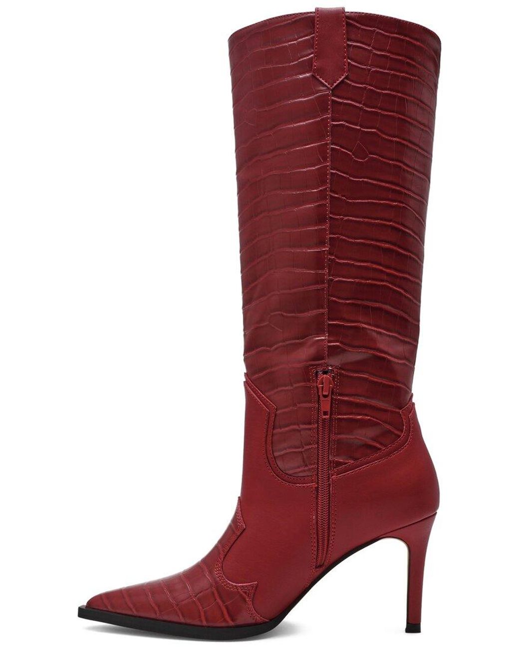Steve Madden Red Lanza Boot