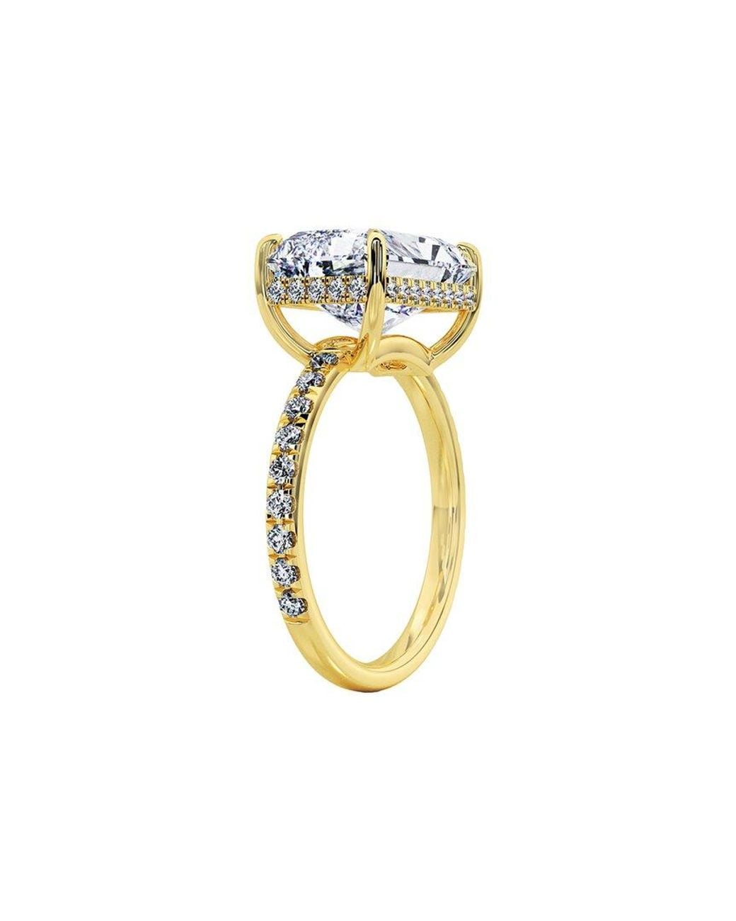 Lab Grown Diamonds White 14K 7.50 Ct. Tw. Lab-Grown Diamond Ring