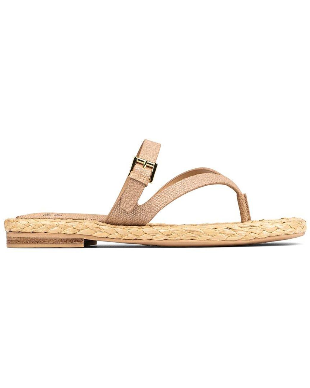 Donald J Pliner Metallic Heathro Sandal
