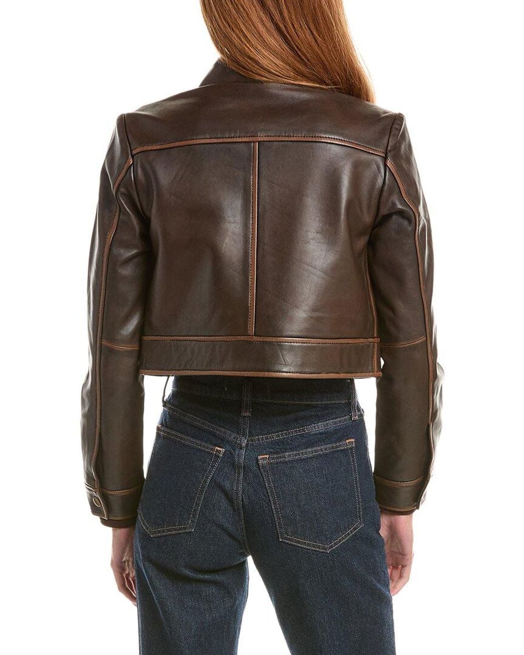 Walter Baker Brown Krista Leather Jacket