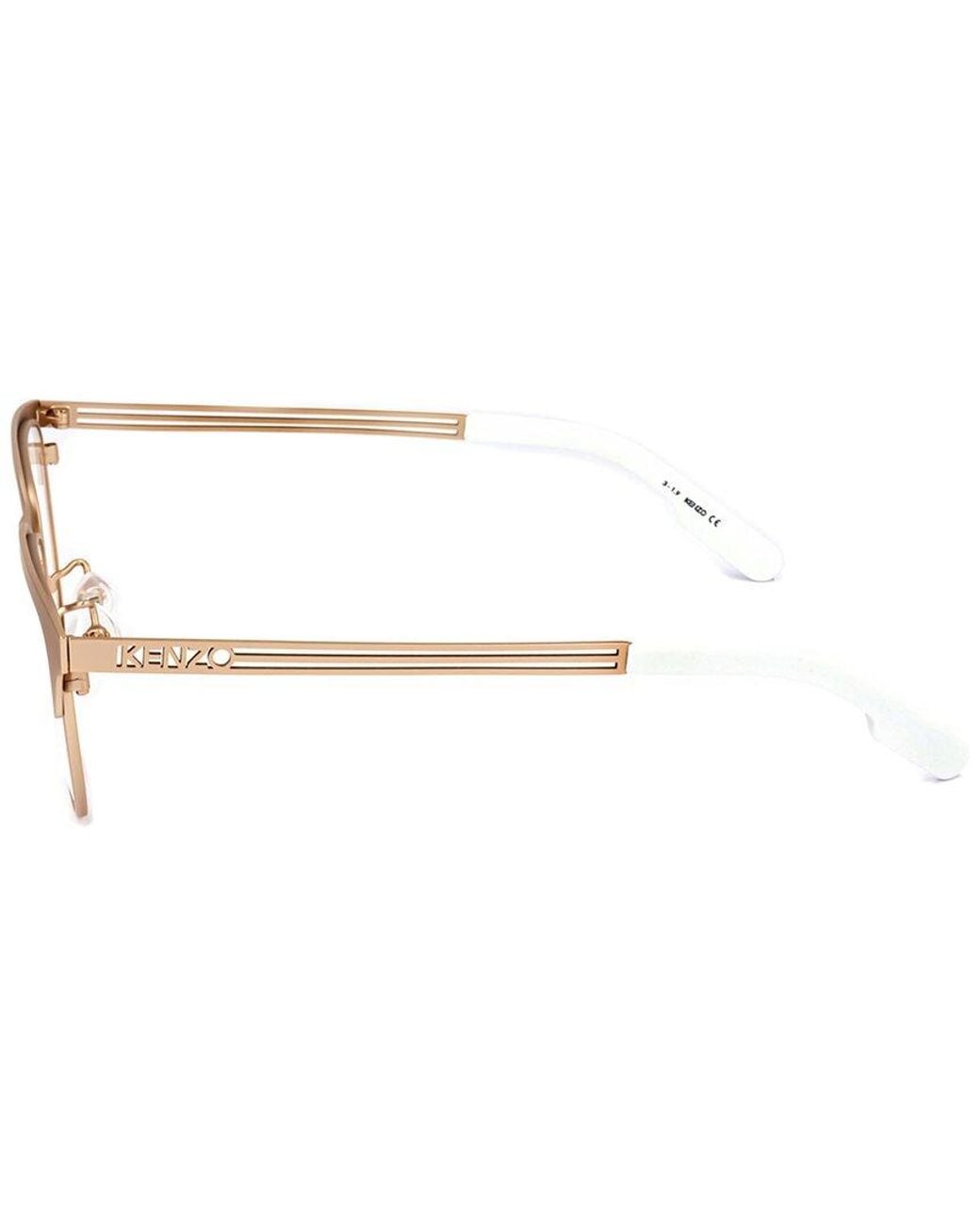 KENZO White Kz50003u 52mm Optical Frames