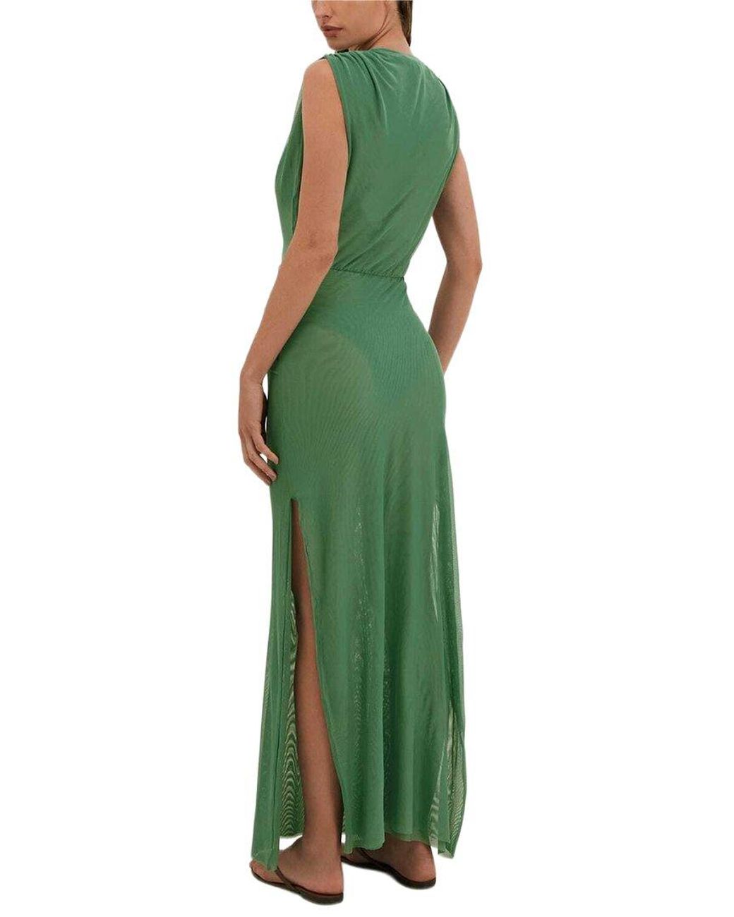 ViX Green Cindy Long Cover-Up
