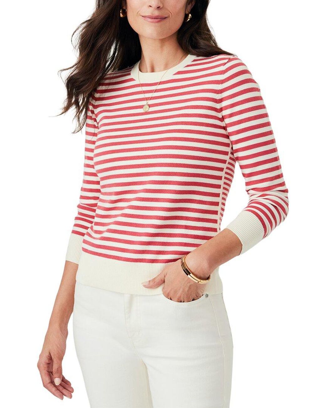 J.McLaughlin Red Tierney Sweater