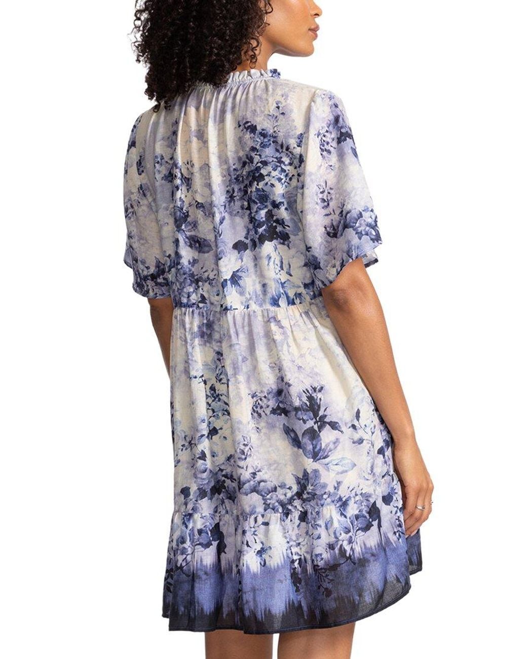 Johnny Was Blue Azurra Dress