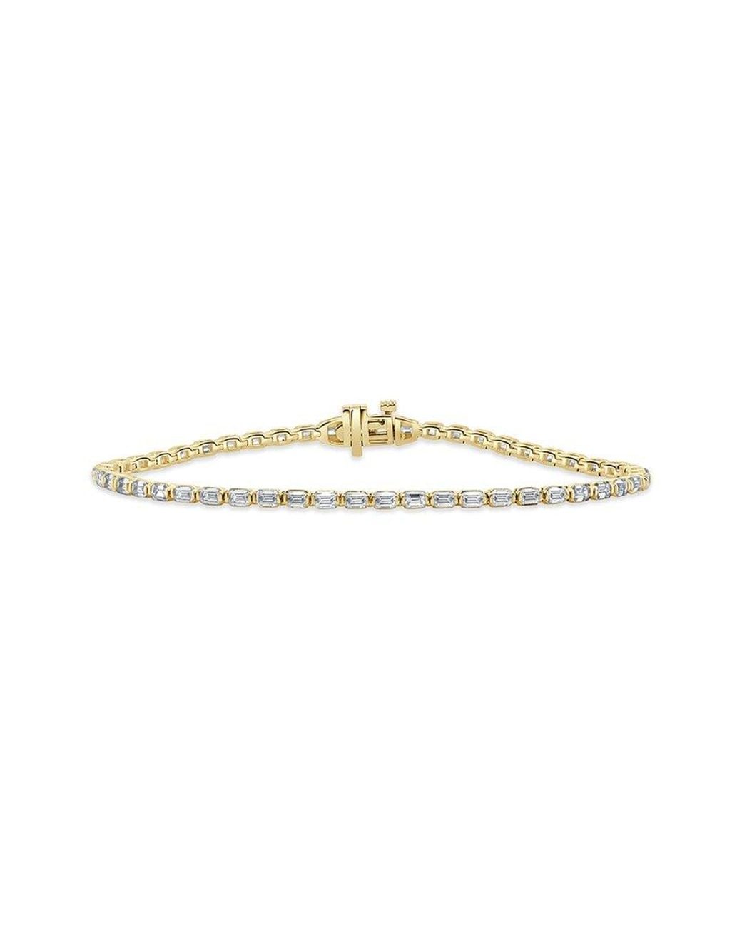 Sabrina Designs White 14k 3.76 Ct. Tw. Diamond Tennis Bracelet