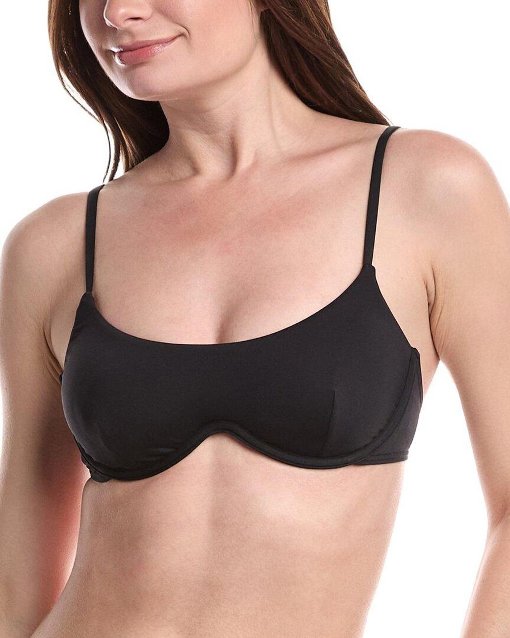 Vince Camuto Black Underwire Bra Top