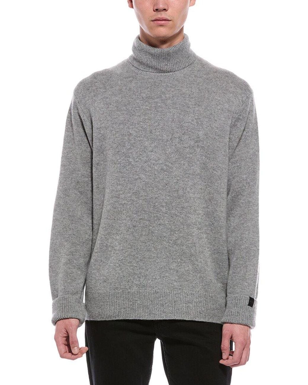Rag & Bone Gray Haldon 100% Cashmere Turtleneck Sweater for men